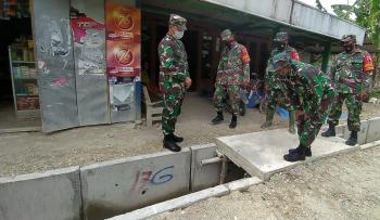 Danrem 082 CPYJ, Pembangunan Drainase TMMD Bojonegoro Sesuai Teknik
